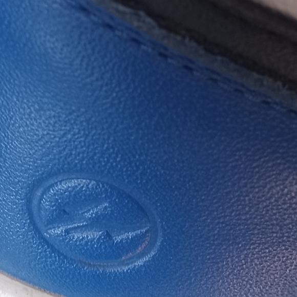 Authentic Nike Air Jordan Retro 1 High OG Black White Blue Size 101/2 - Picture 5 of 16